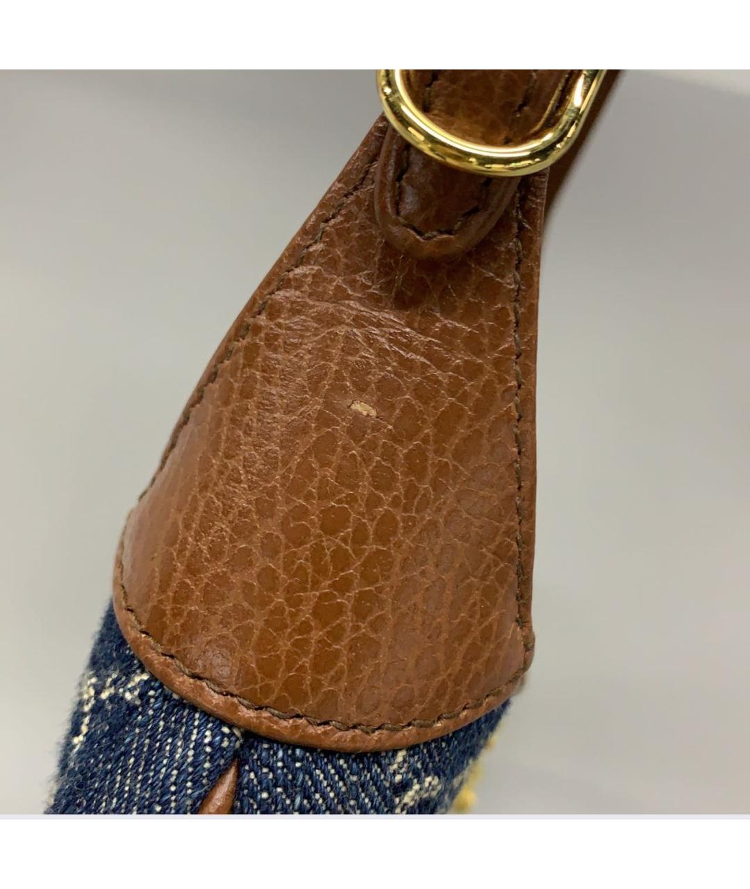 GUCCI Коричневая кожаная сумка через плечо, фото 6