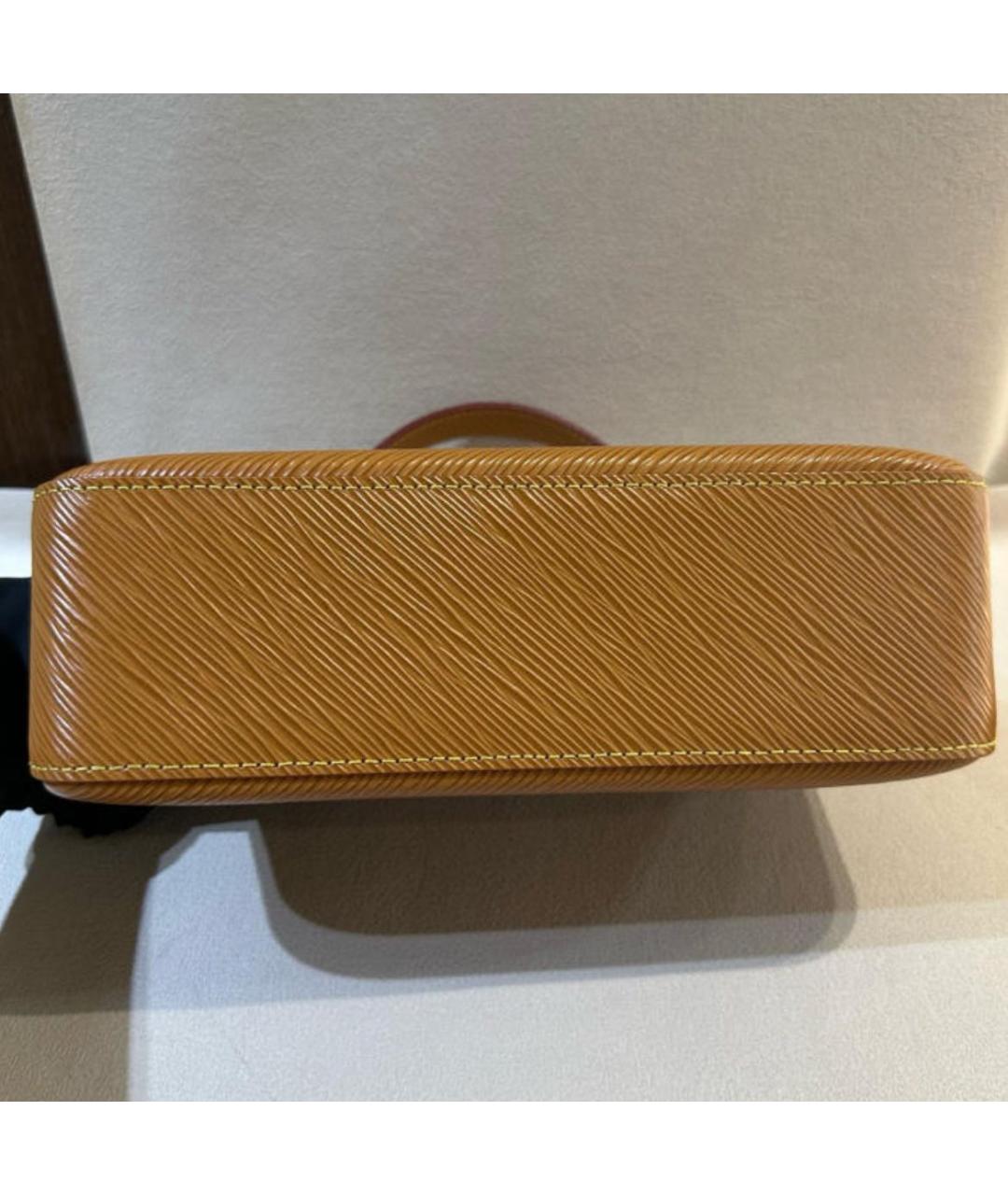 LOUIS VUITTON Оранжевая кожаная сумка через плечо, фото 6