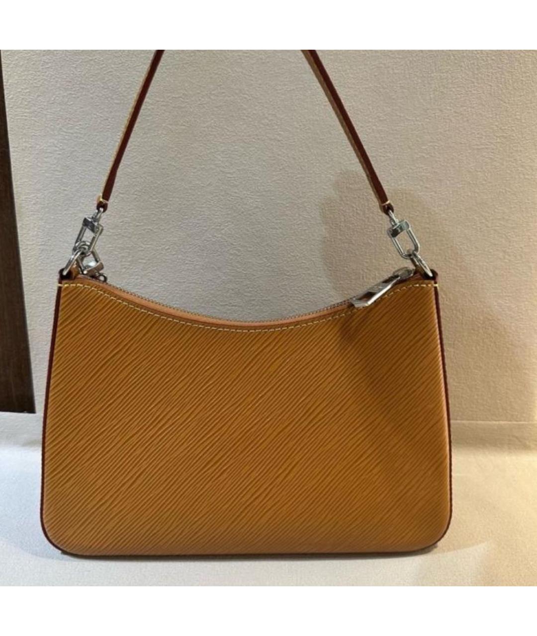 LOUIS VUITTON Оранжевая кожаная сумка через плечо, фото 2