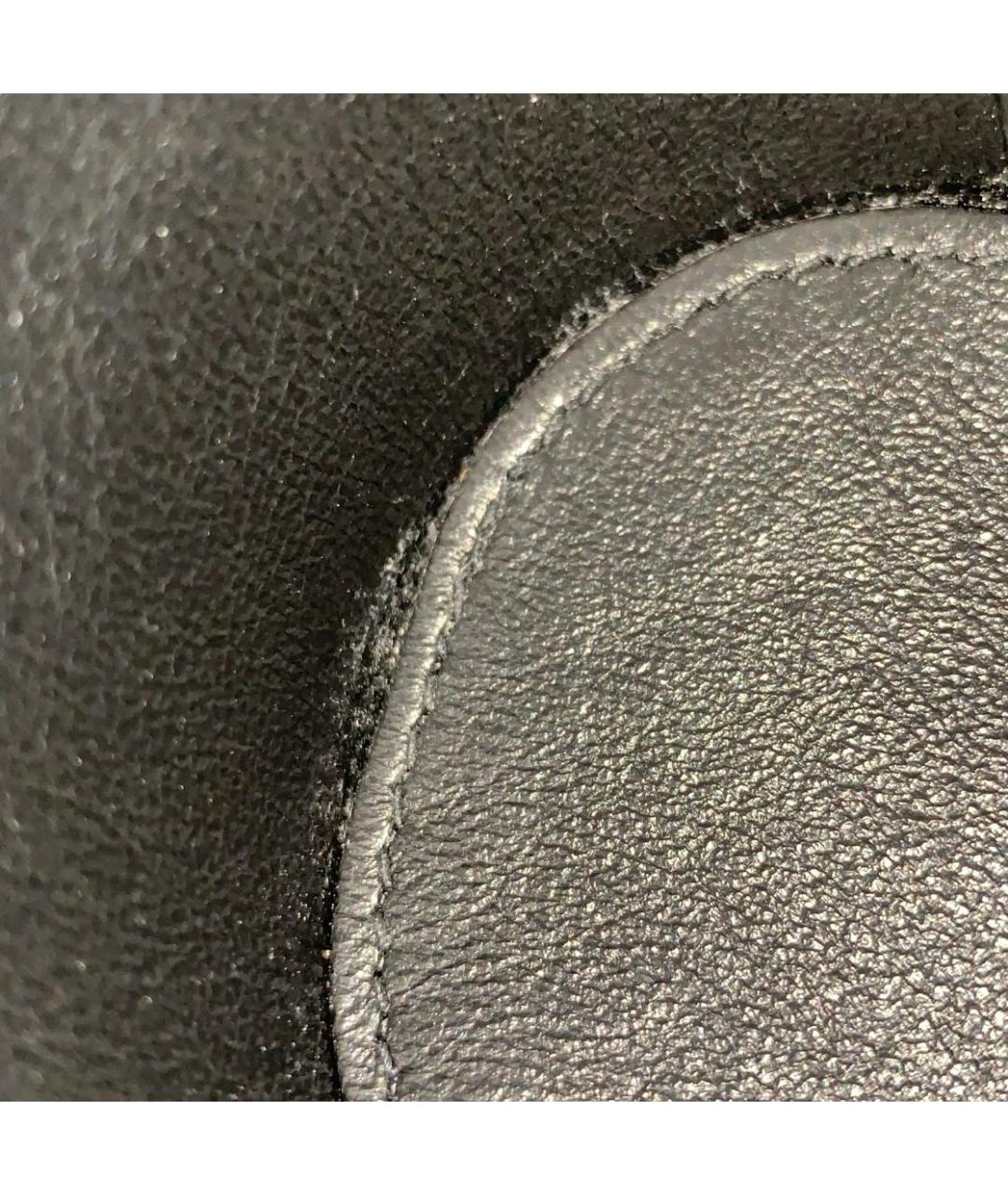 SAINT LAURENT Черная кожаная сумка через плечо, фото 7