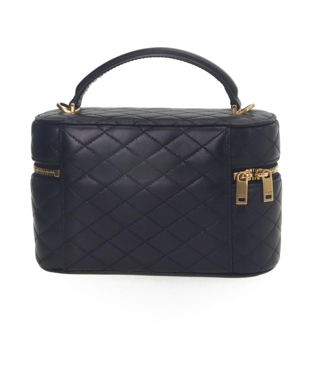 SAINT LAURENT Черная кожаная сумка через плечо, фото 3