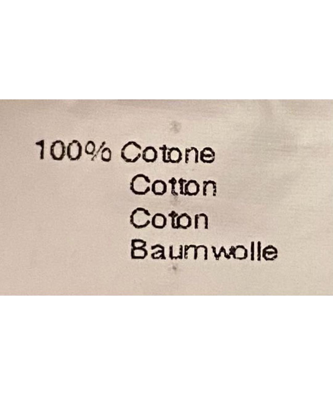 MISS BLUMARINE Белая хлопковая юбка, фото 7