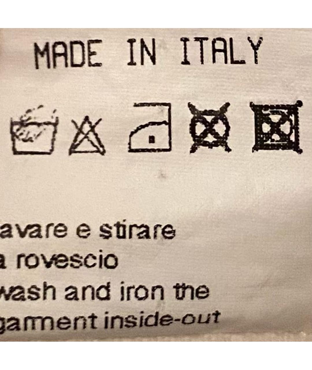 MISS BLUMARINE Белая хлопковая юбка, фото 8