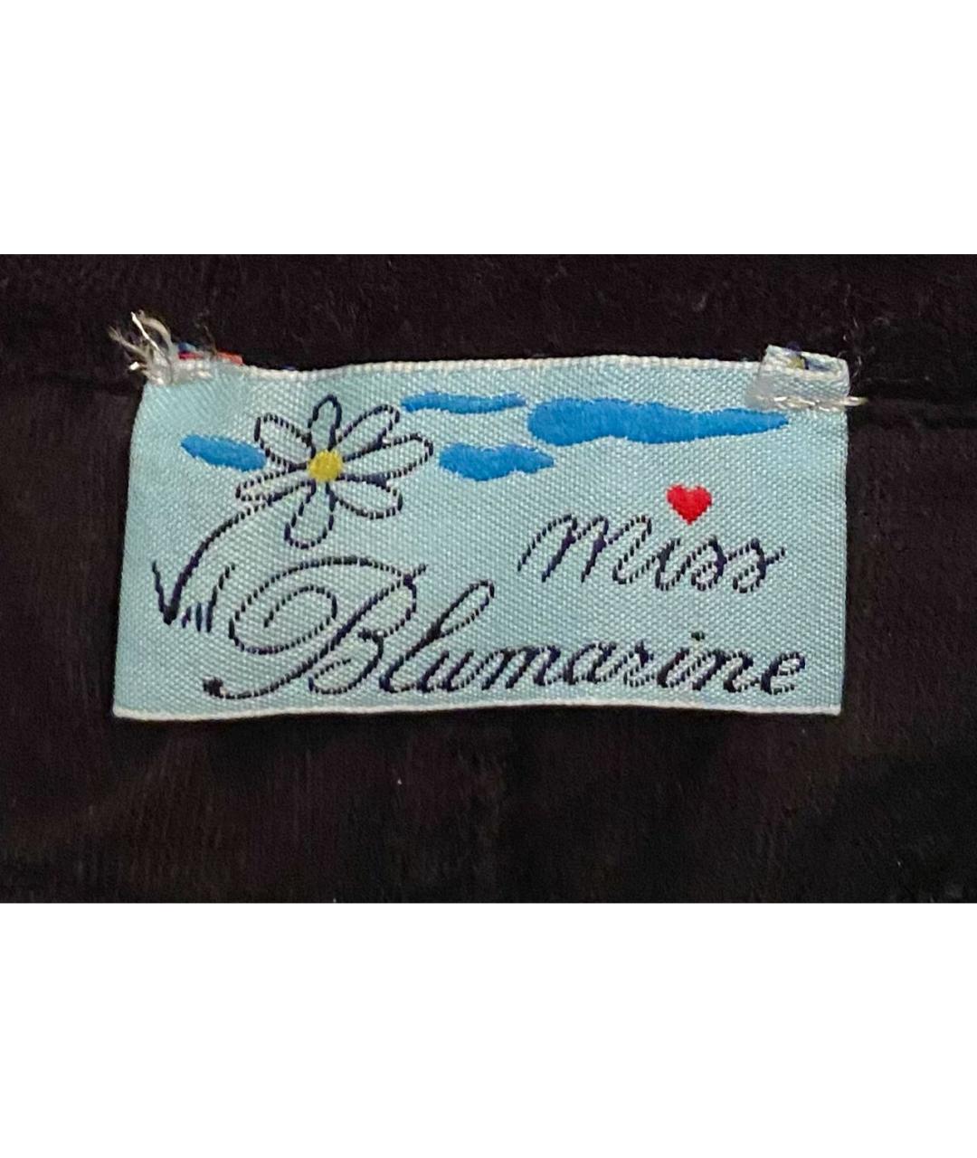 MISS BLUMARINE Черная юбка, фото 5