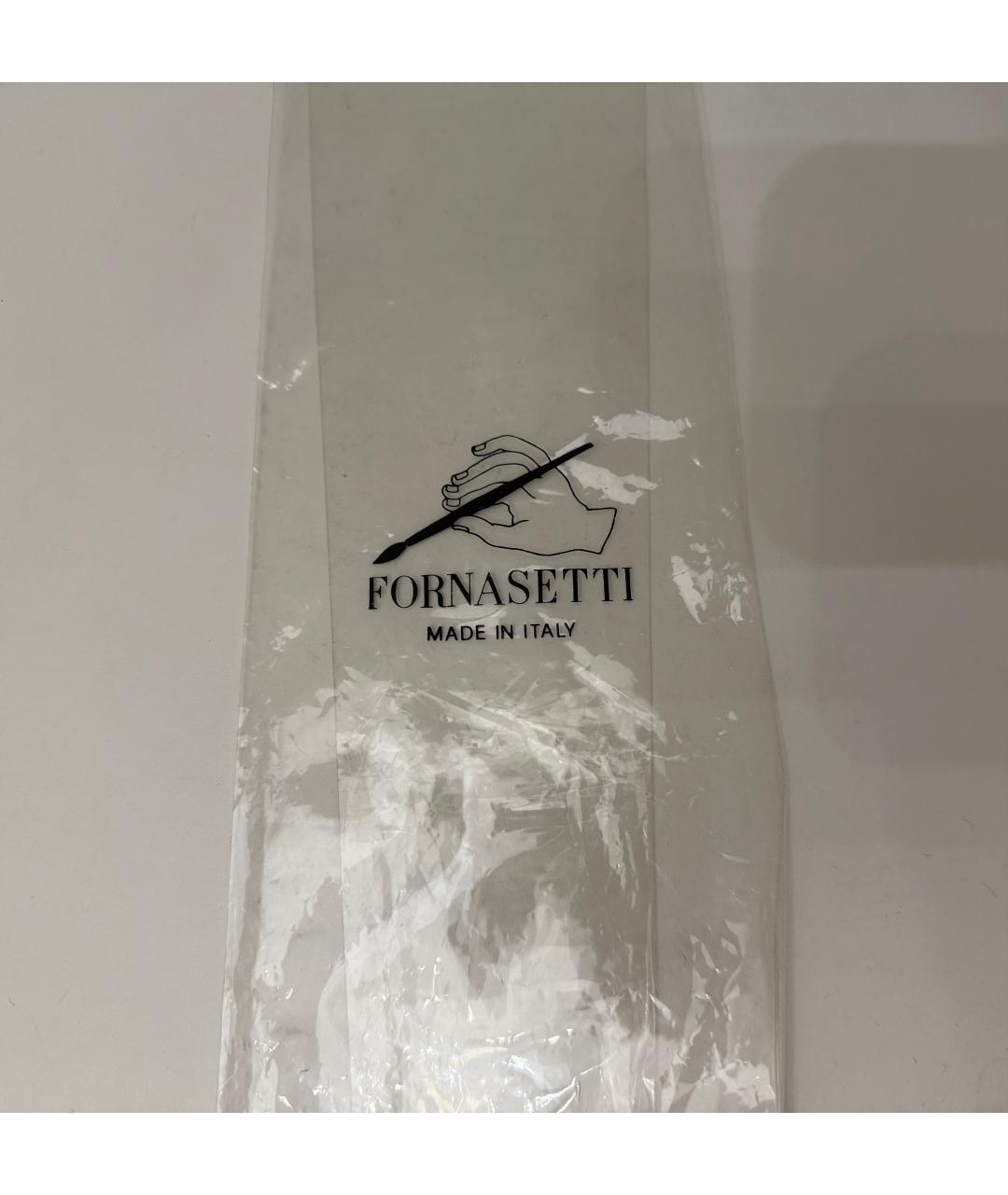 Fornasetti Коричневый шелковый галстук, фото 5