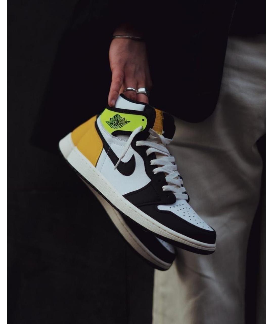 NIKE Белые высокие кроссовки / кеды, фото 2