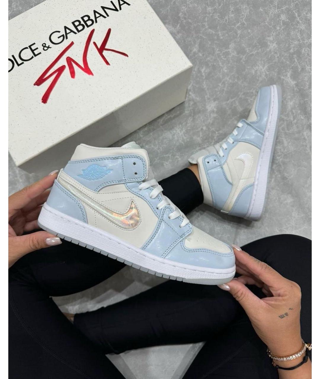 NIKE Голубые кроссовки, фото 2