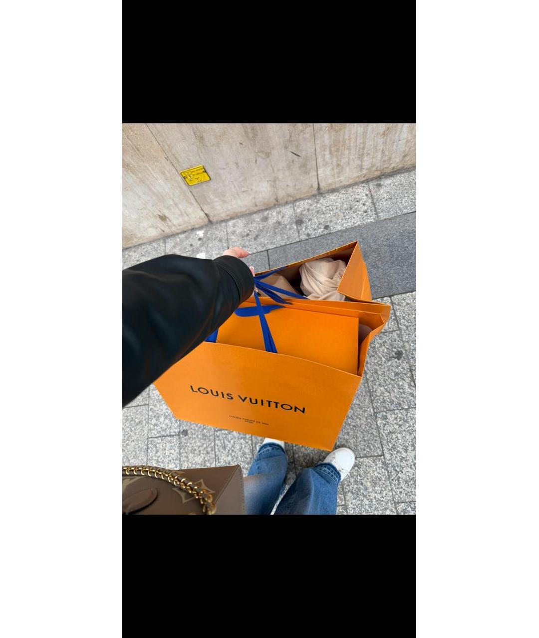 LOUIS VUITTON Черные кожаные низкие кроссовки / кеды, фото 2