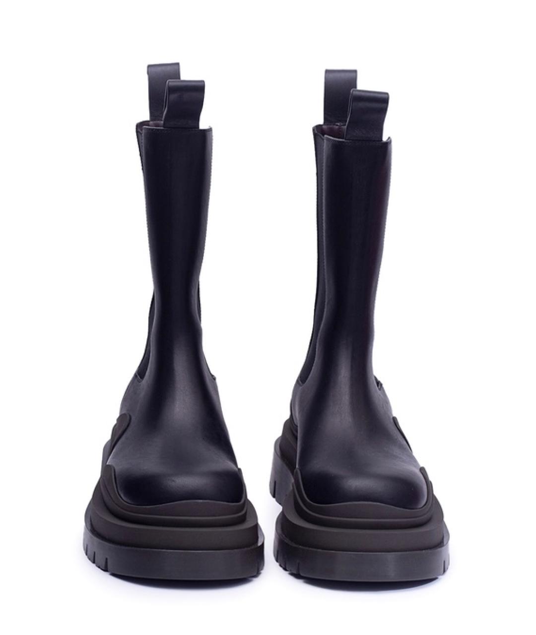 BOTTEGA VENETA Коричневые кожаные ботинки, фото 4