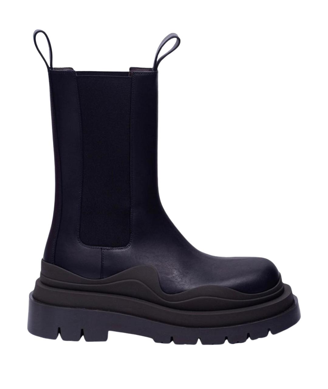 BOTTEGA VENETA Коричневые кожаные ботинки, фото 1