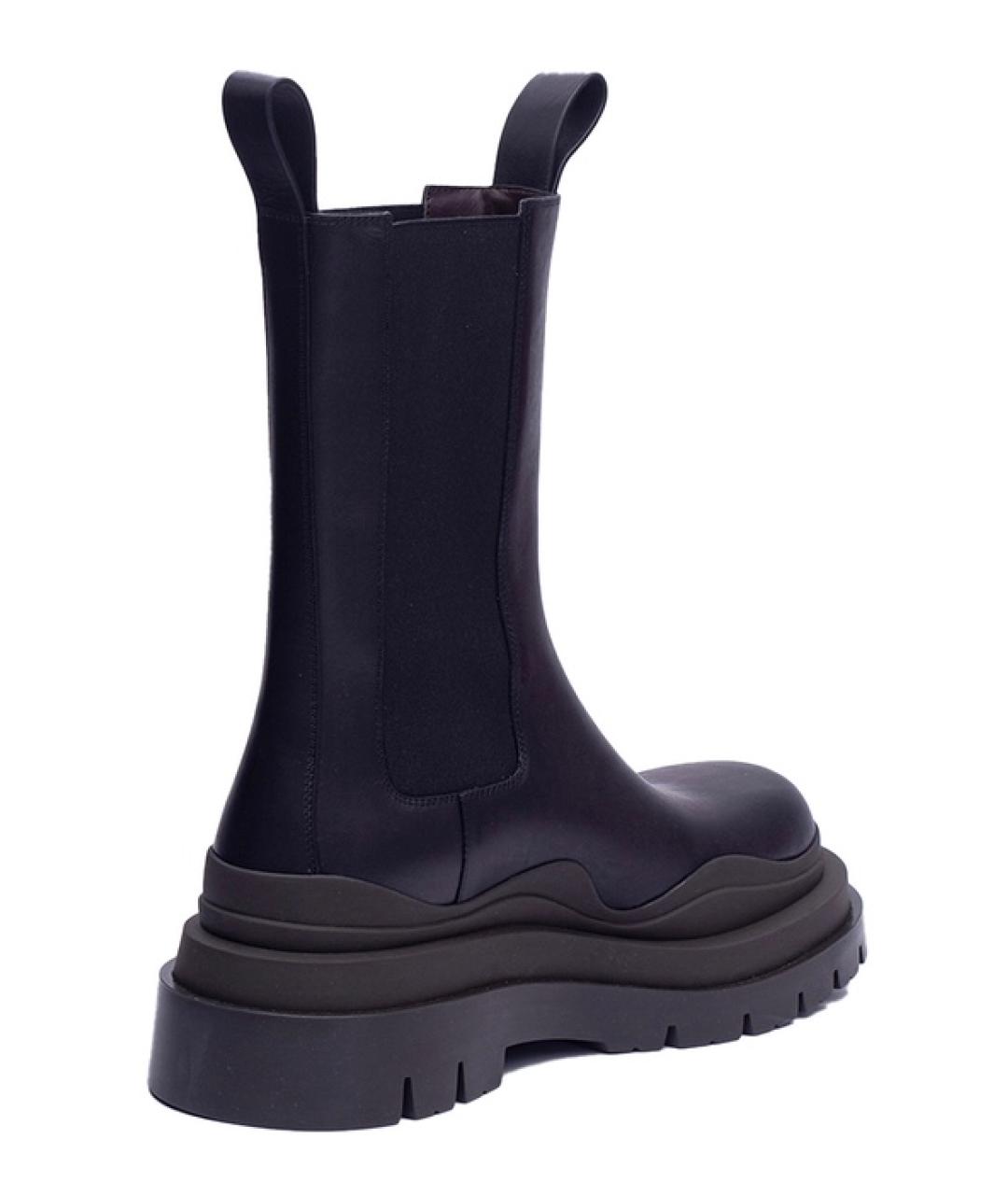 BOTTEGA VENETA Коричневые кожаные ботинки, фото 3