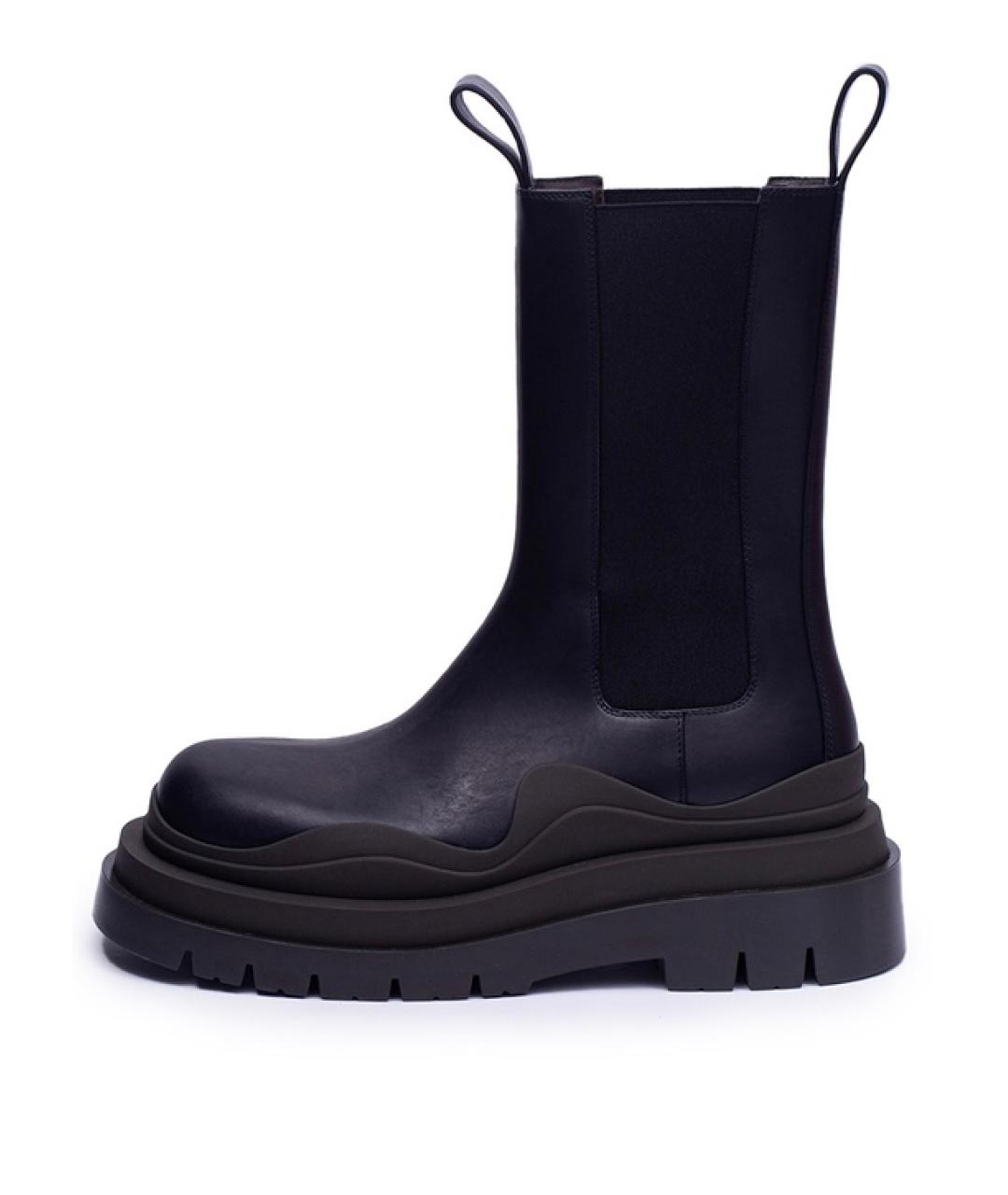 BOTTEGA VENETA Коричневые кожаные ботинки, фото 6