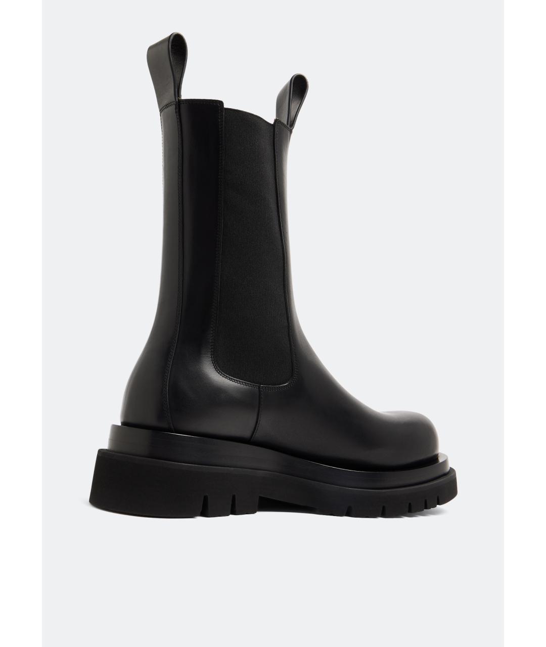 BOTTEGA VENETA Черные кожаные ботинки, фото 3