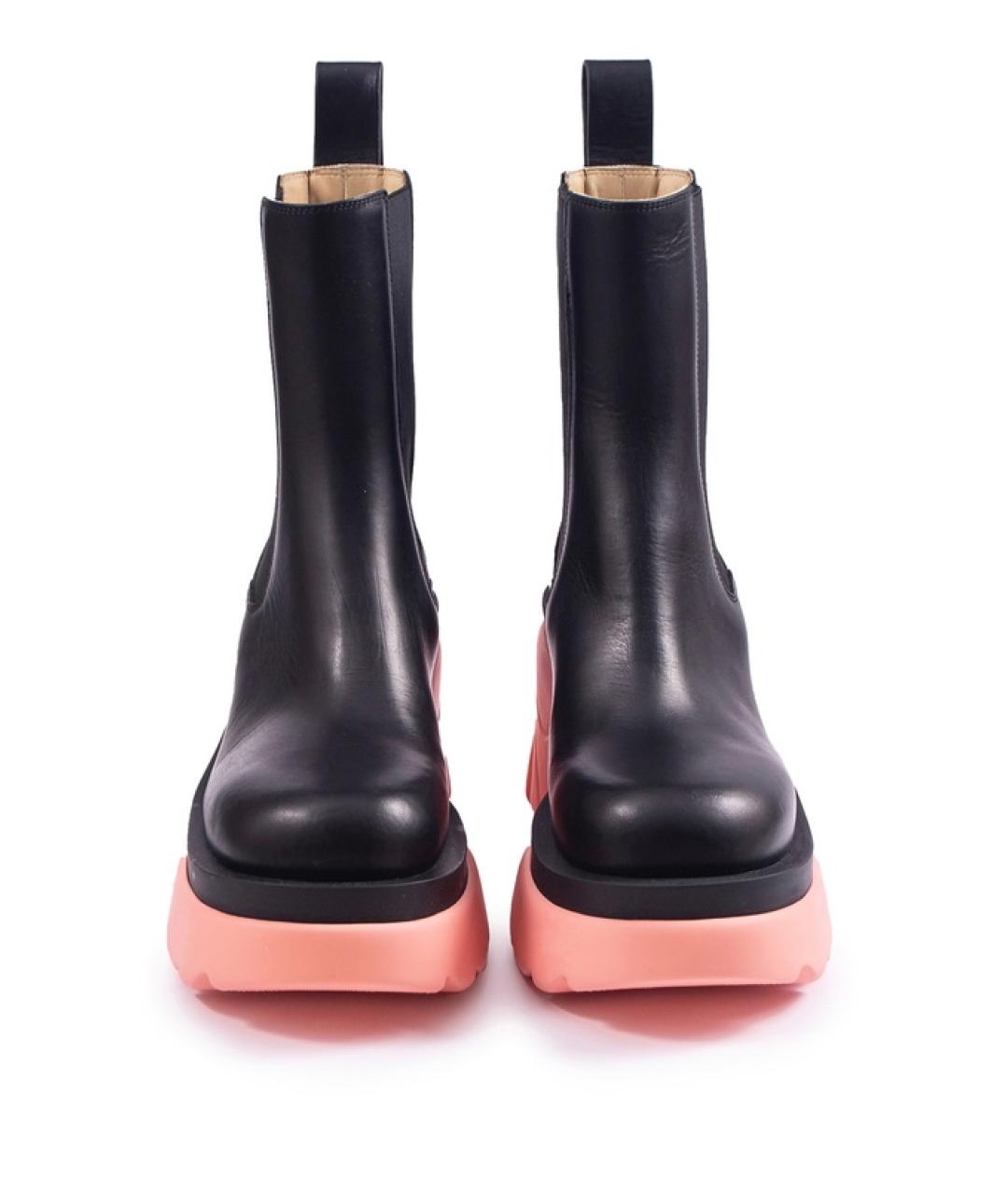 BOTTEGA VENETA Черные кожаные ботинки, фото 6