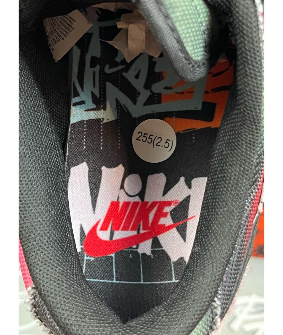 NIKE Черные текстильные кеды, фото 6