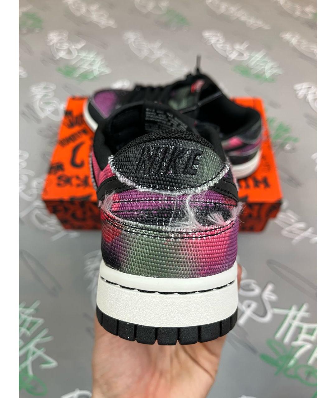 NIKE Черные текстильные кеды, фото 4