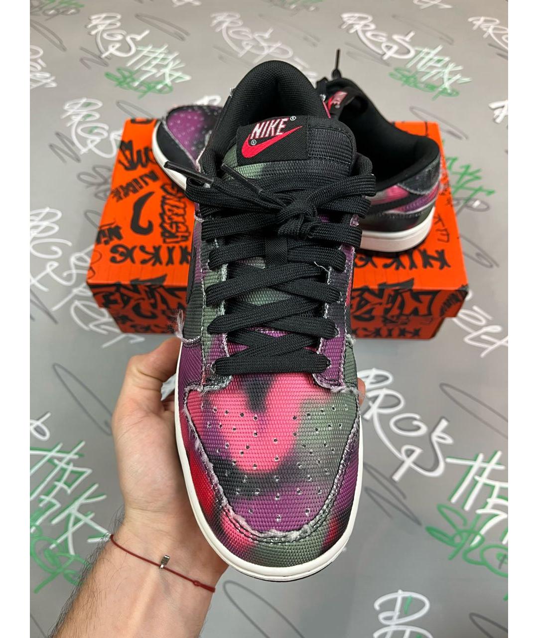 NIKE Черные текстильные кеды, фото 2