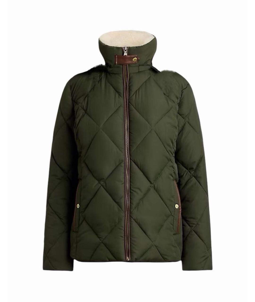 RALPH LAUREN Зеленая полиэстеровая куртка, фото 6