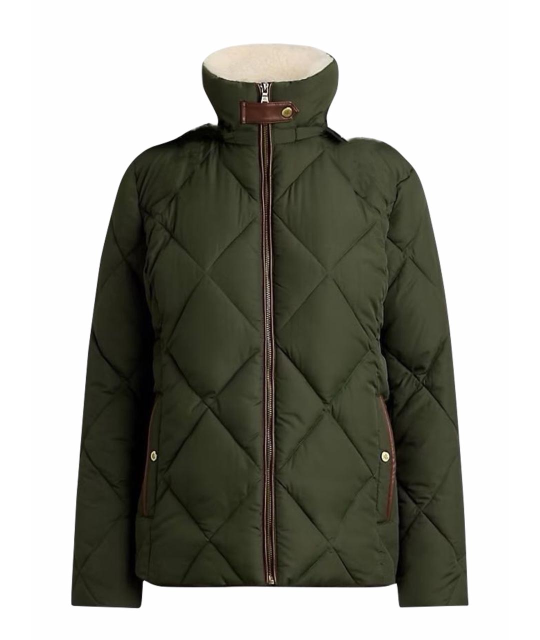 RALPH LAUREN Зеленая полиэстеровая куртка, фото 1