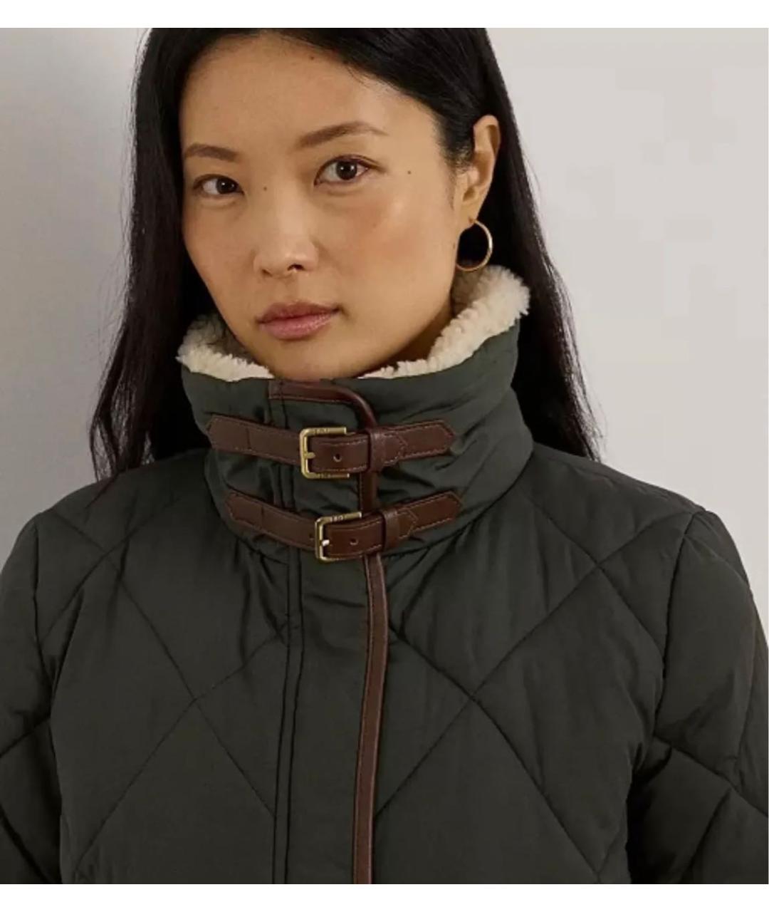 RALPH LAUREN Зеленая полиэстеровая куртка, фото 2