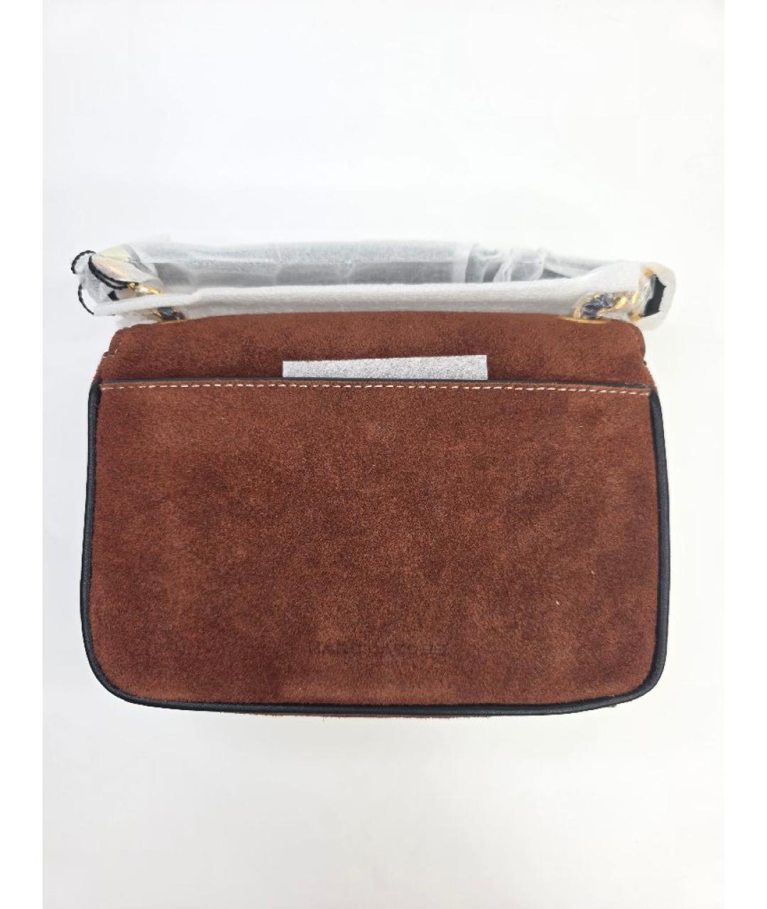 MARC JACOBS Коричневая замшевая сумка через плечо, фото 6