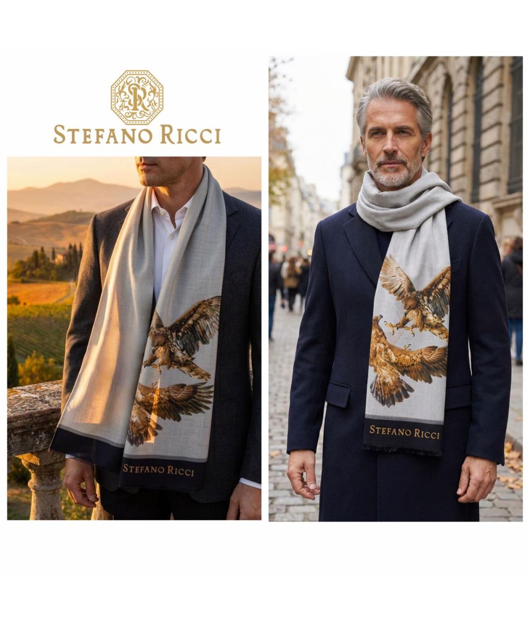 STEFANO RICCI Мульти кашемировый шарф, фото 2