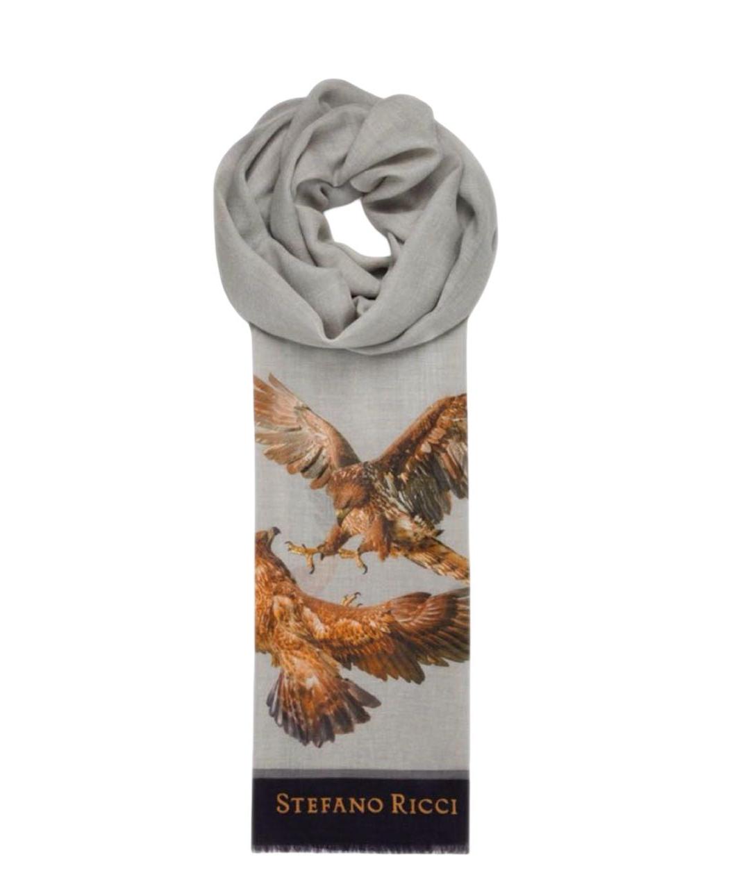 STEFANO RICCI Мульти кашемировый шарф, фото 9