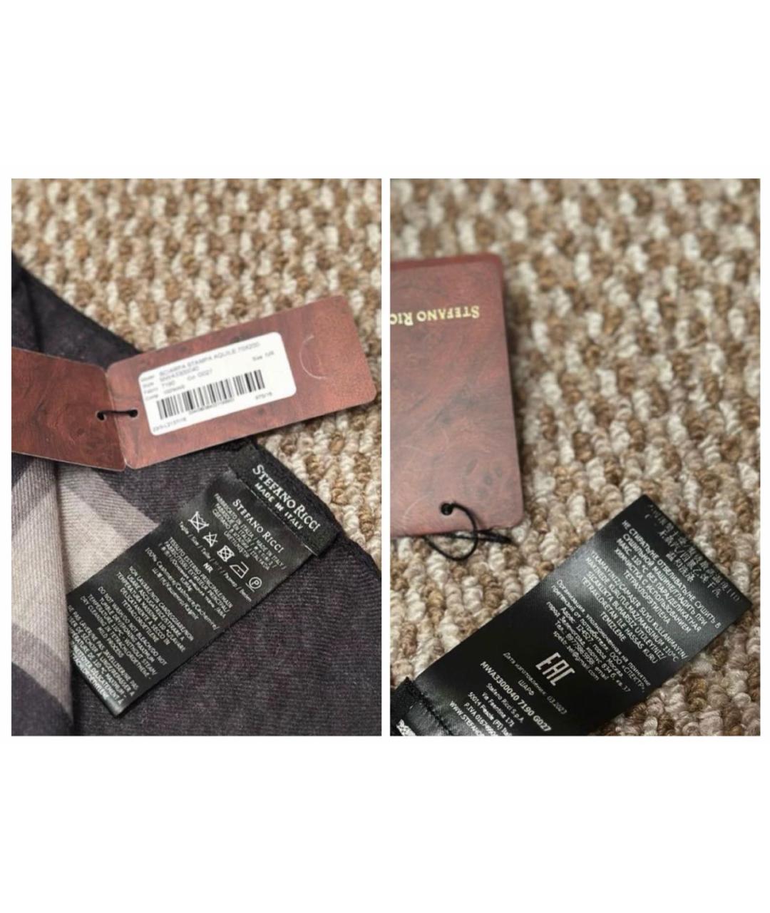 STEFANO RICCI Мульти кашемировый шарф, фото 8