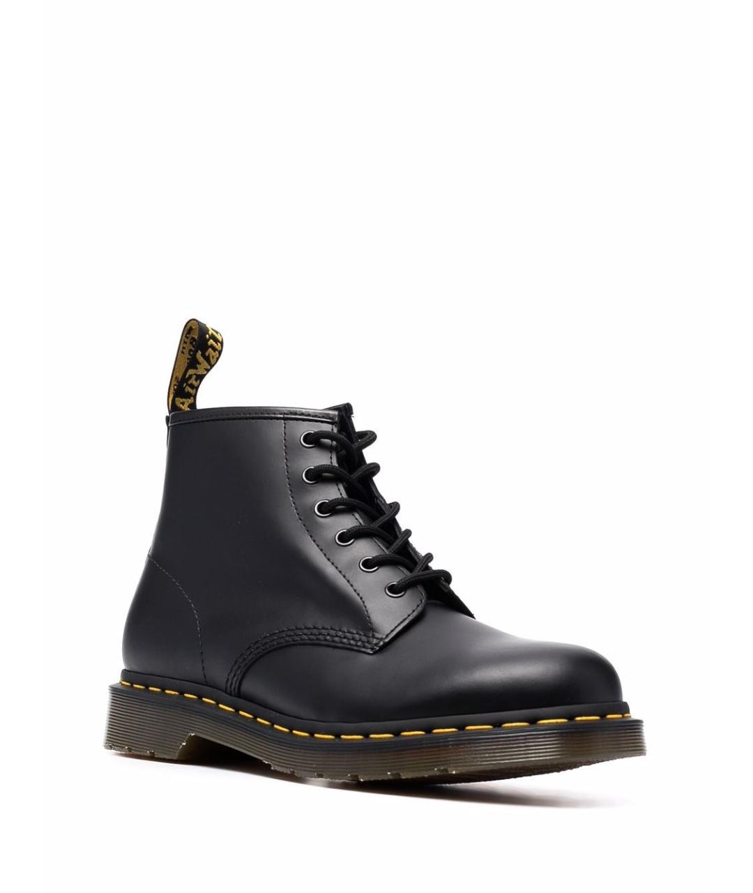DR. MARTENS Черные кожаные сапоги, фото 4