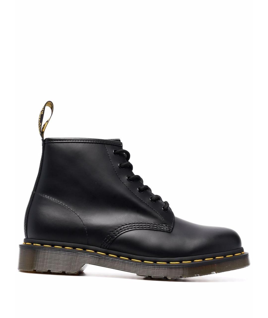 DR. MARTENS Черные кожаные сапоги, фото 1