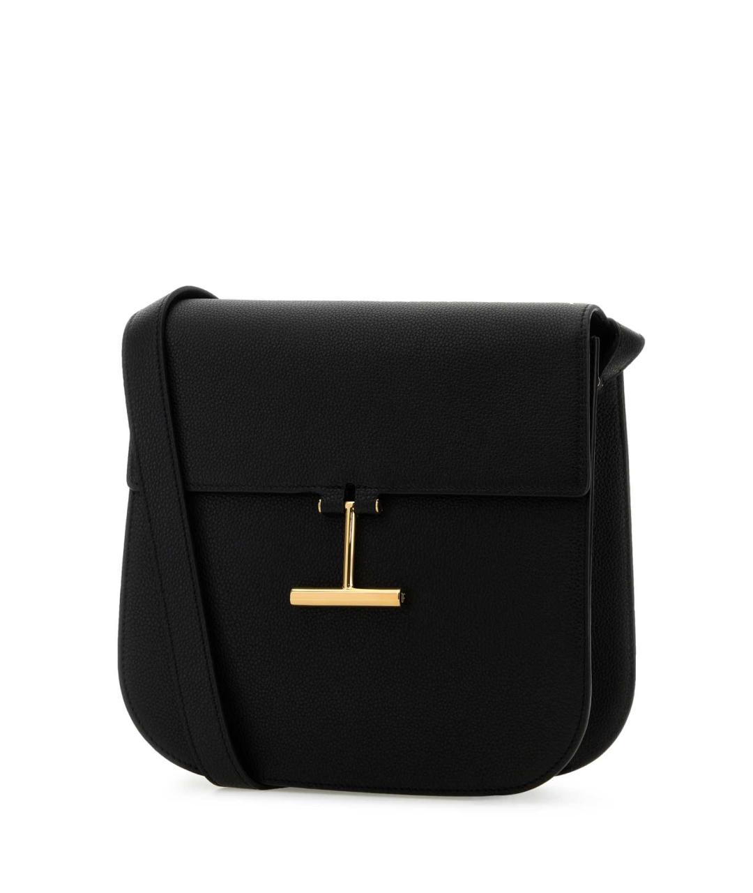 TOM FORD Черная кожаная сумка через плечо, фото 2