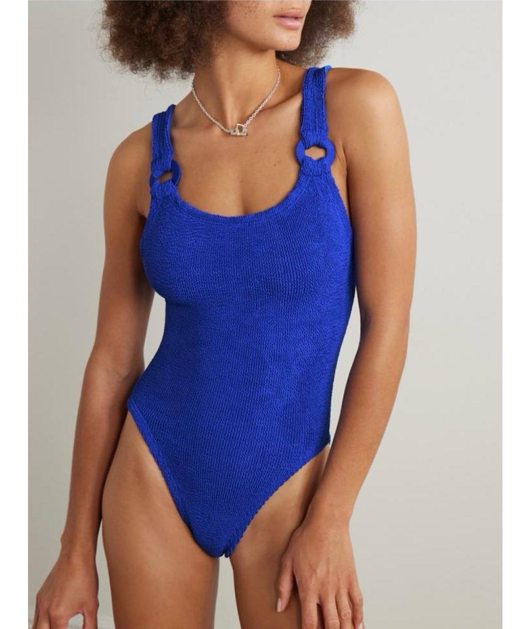 HUNZA G Синий купальник, фото 5