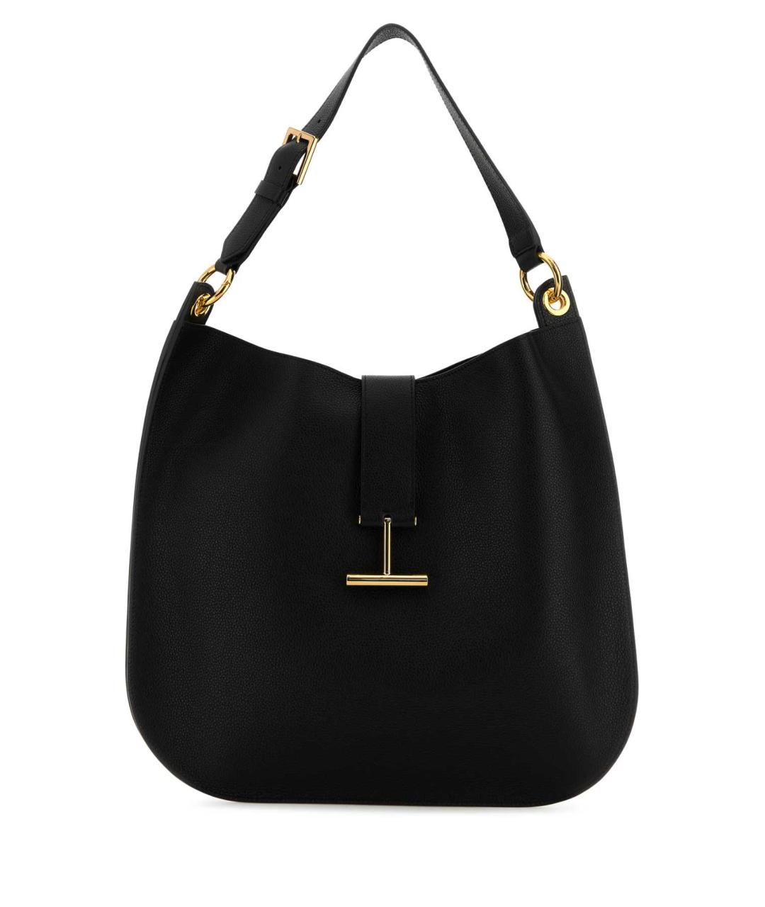 TOM FORD Черная кожаная сумка через плечо, фото 1