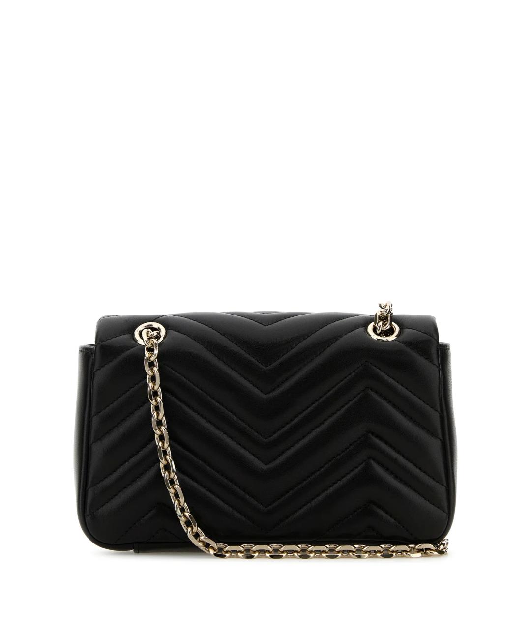 GUCCI Черная кожаная сумка через плечо, фото 3