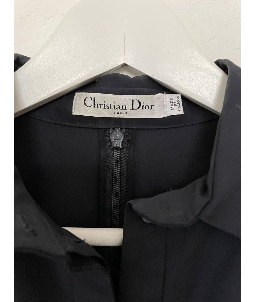 CHRISTIAN DIOR Темно-синее хлопковое повседневное платье, фото 3