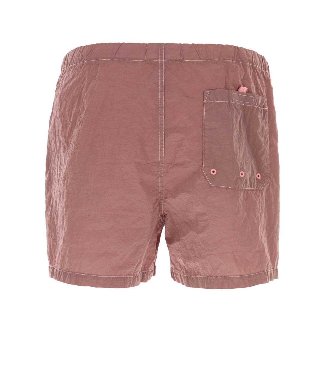 STONE ISLAND Розовые полиамидовые шорты, фото 2