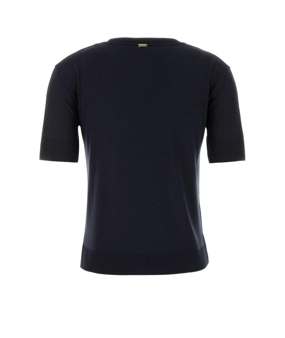 HERNO Темно-синяя футболка, фото 2