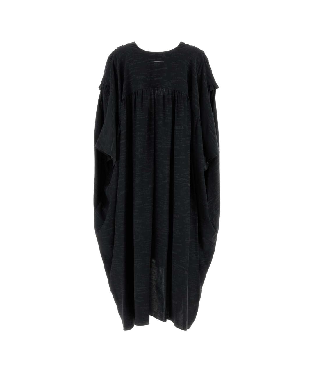 MM6 MAISON MARGIELA Черное ацетатное платье, фото 2