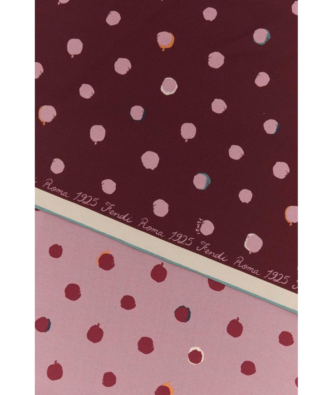 FENDI Мульти шелковый шарф, фото 2