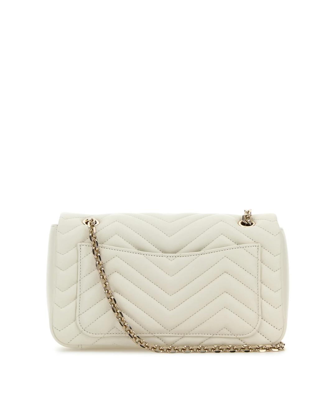 GUCCI Белая кожаная сумка через плечо, фото 3