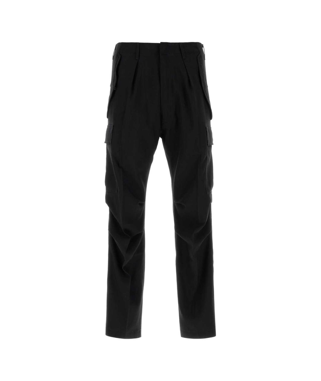 TOM FORD Черные шерстяные повседневные брюки, фото 1