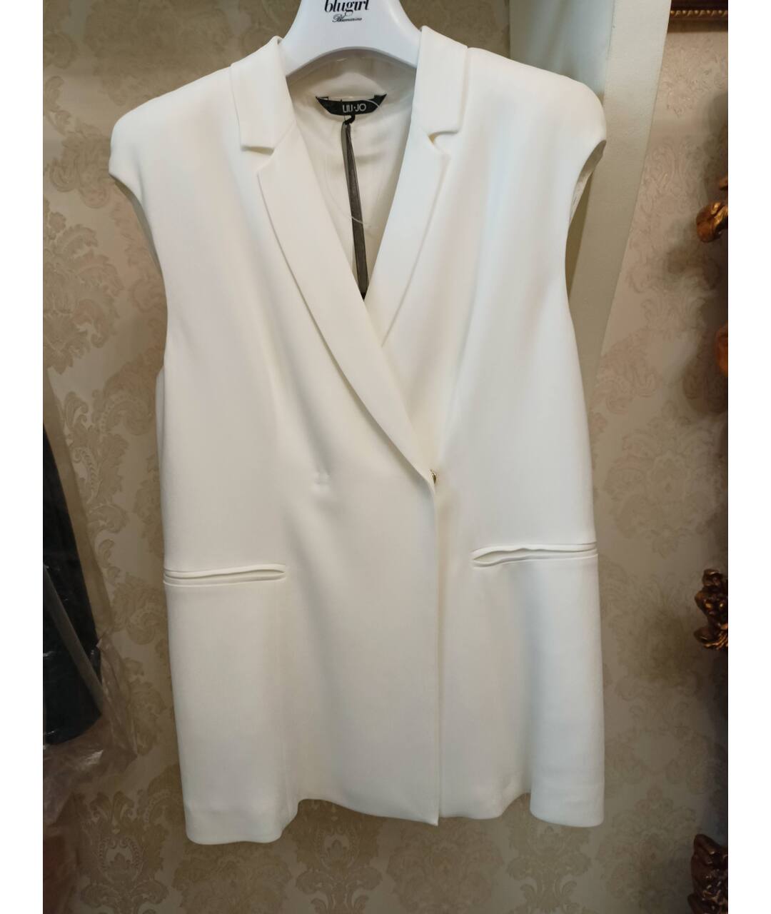 LIU JO Белый синтетический жакет/пиджак, фото 3