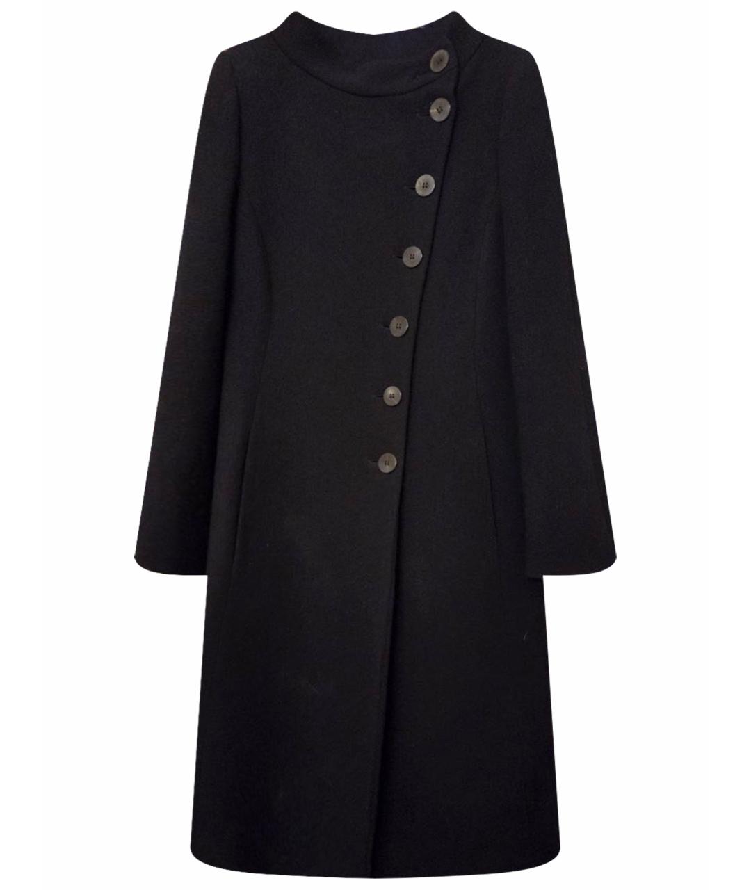 ARMANI COLLEZIONI Черное шерстяное пальто, фото 1
