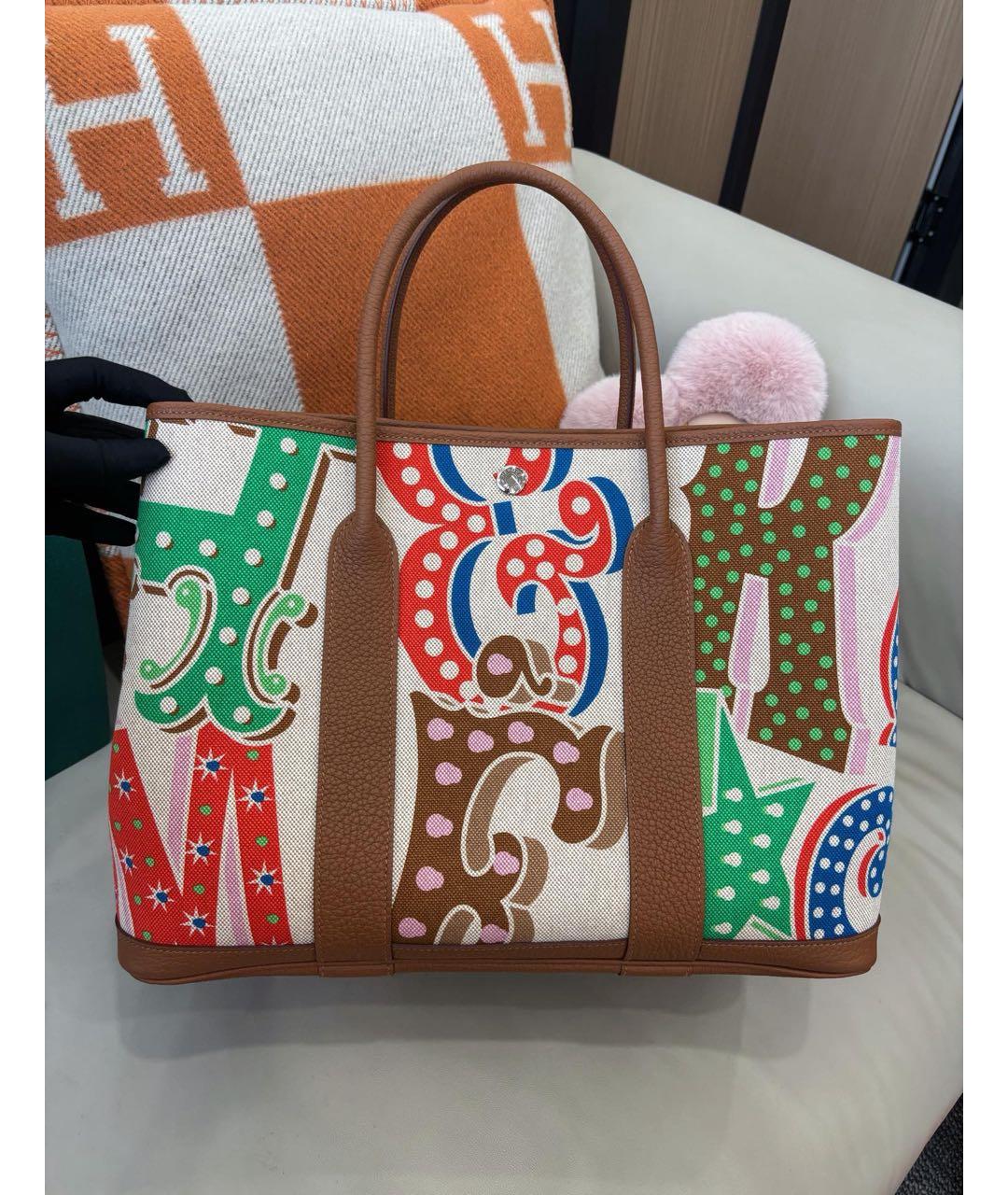 HERMES Мульти тканевая сумка тоут, фото 2