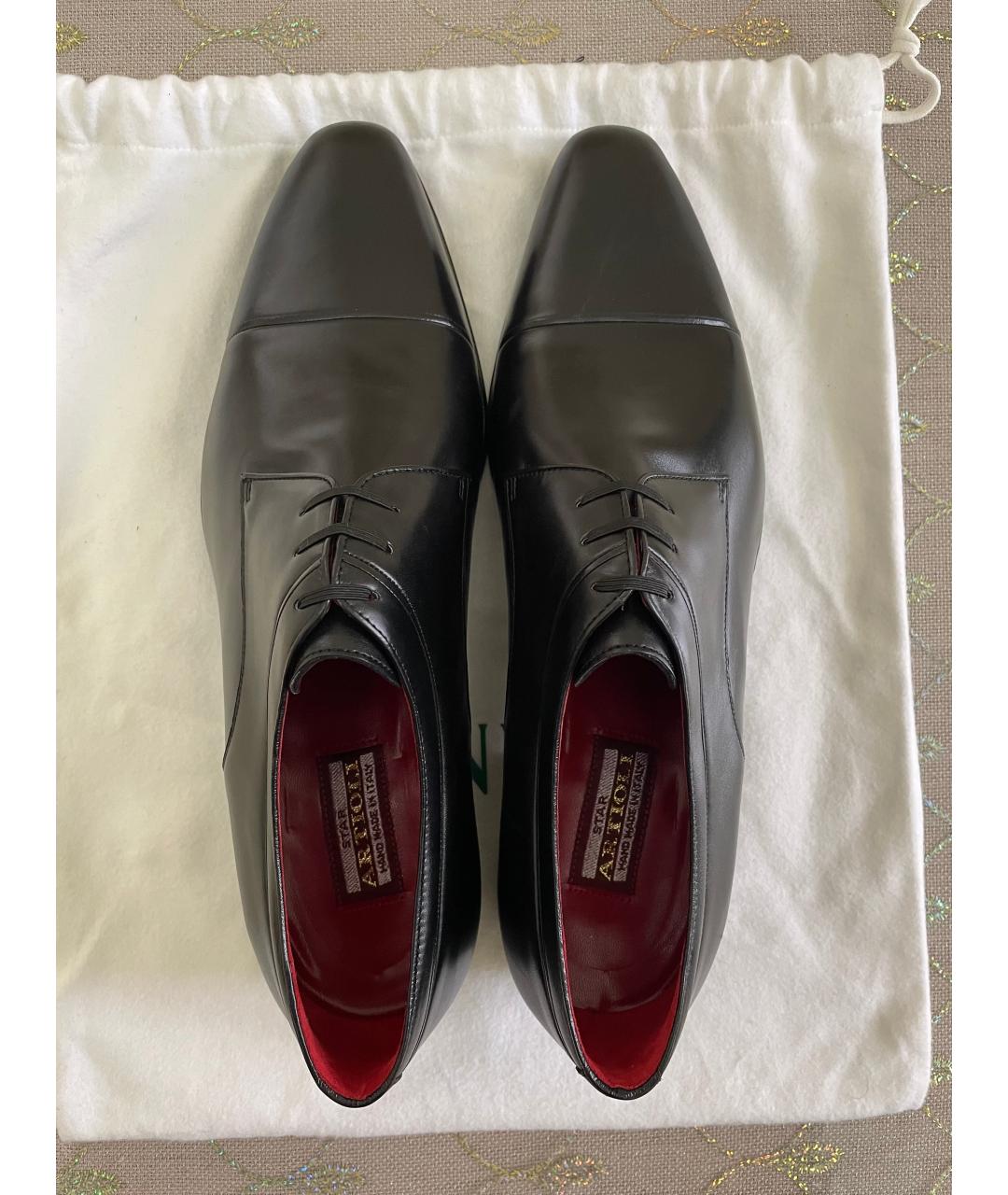 ARTIOLI Черные туфли из лакированной кожи, фото 2