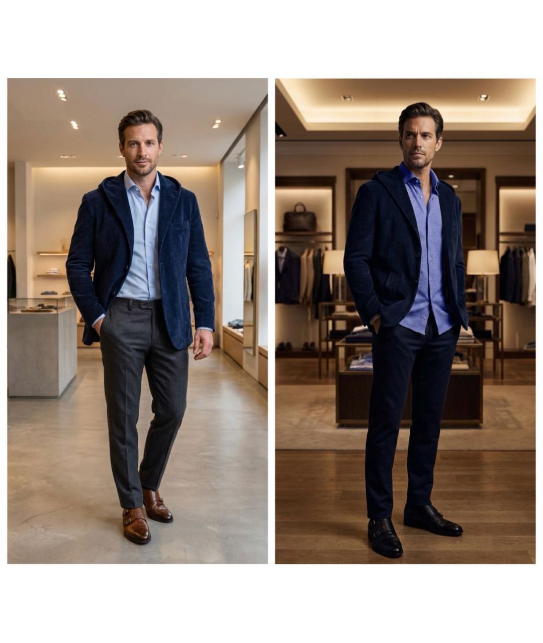 KITON Темно-синий пиджак, фото 6