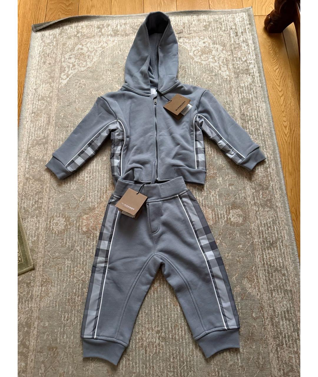 BURBERRY Серый комплект, фото 2