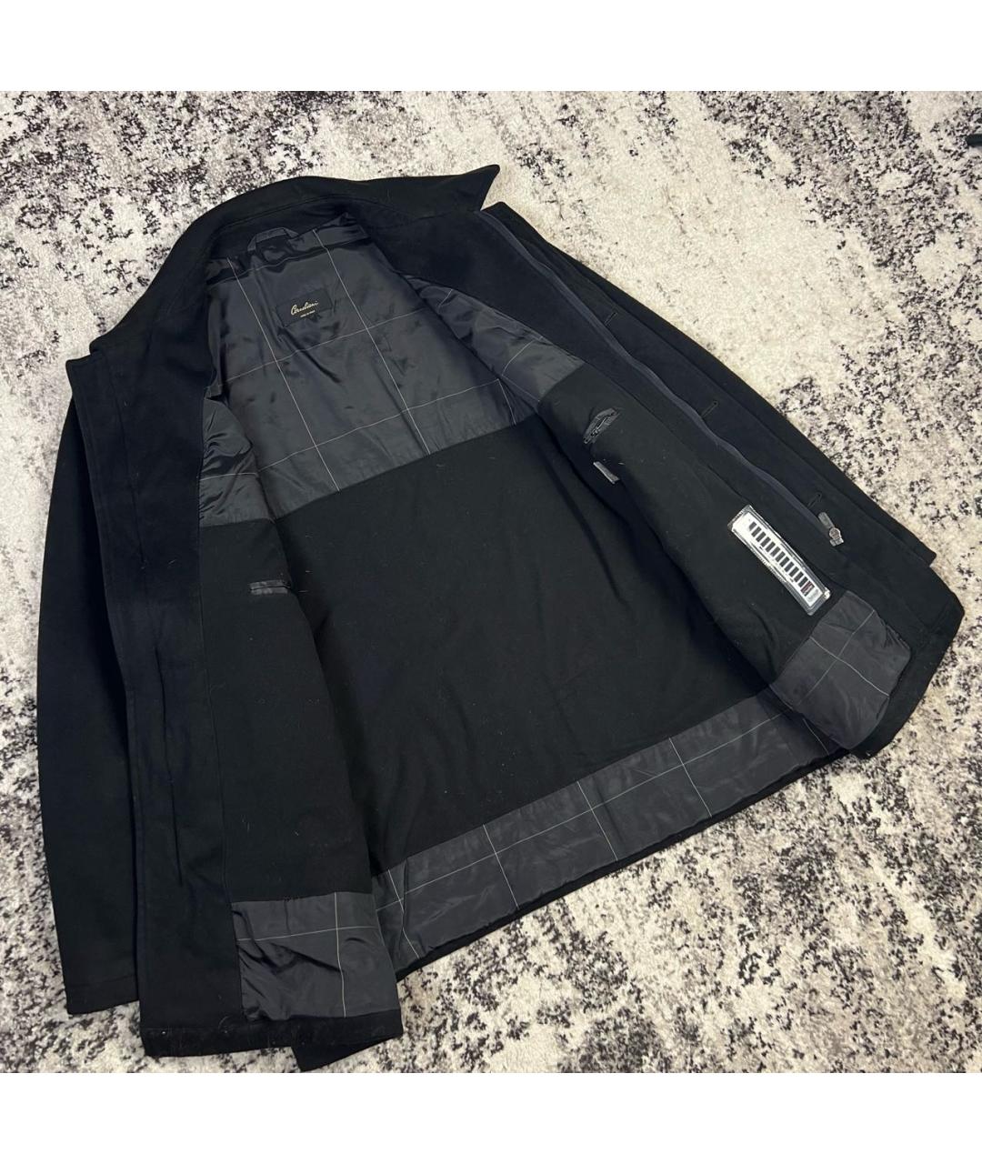 CORNELIANI Черное шерстяное пальто, фото 4