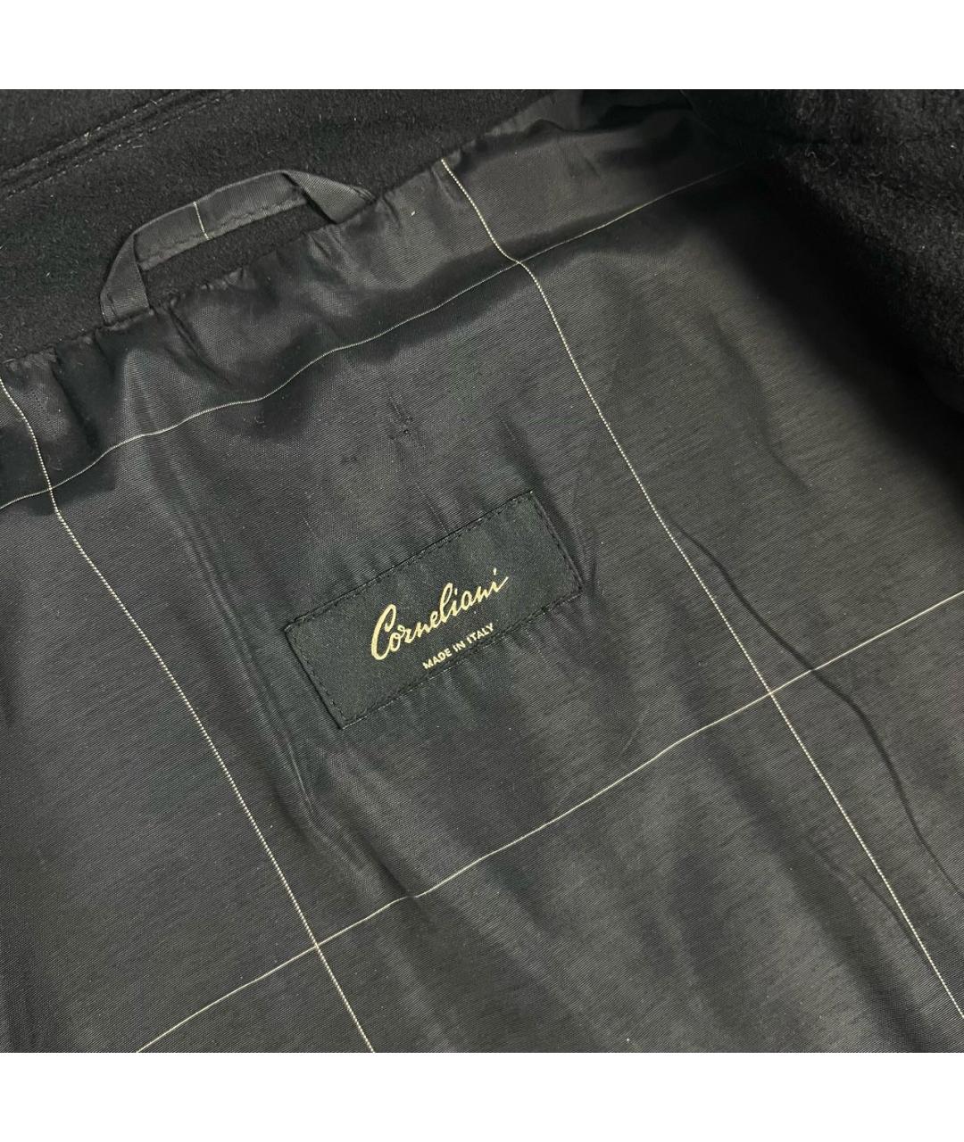 CORNELIANI Черное шерстяное пальто, фото 5
