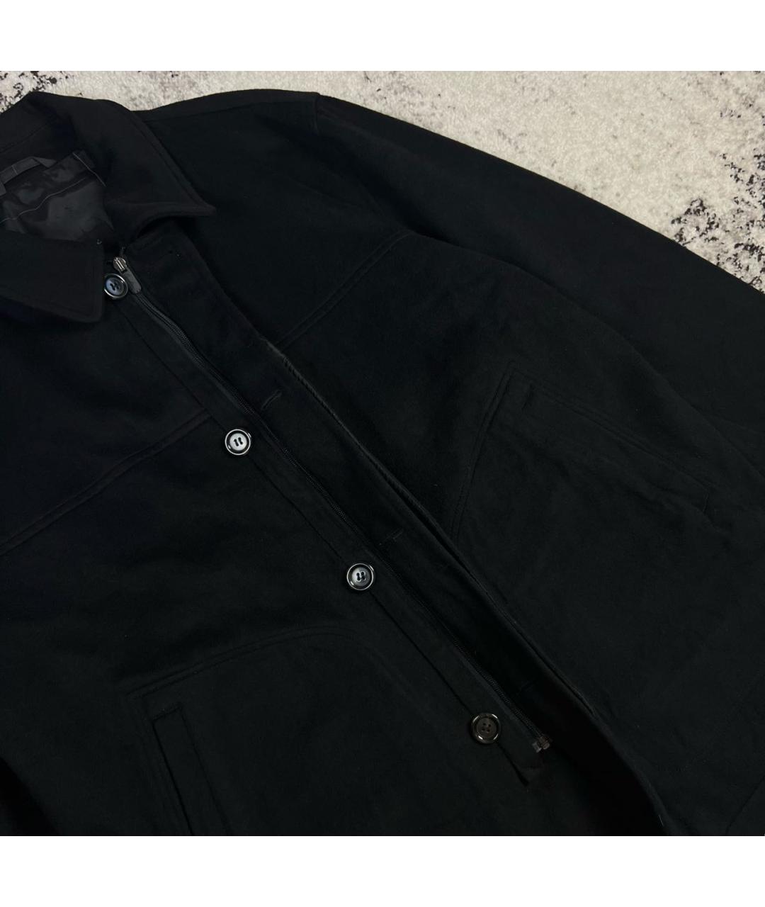 CORNELIANI Черное шерстяное пальто, фото 3